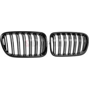 S-Dizayn Bmw X3 F25 Ön Panjur Böbrek Parlak Siyah Piano Black M X3 Model 2011-2013 thumb 3
