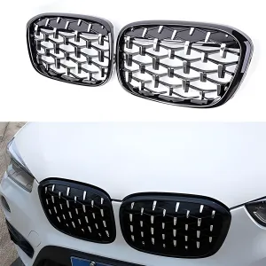 BMW X1 2015-2022 (F48) uyumlu F48/F49 Ön Panjur Böbrek Parlak Siyah Çerçeveli Krom Diamond Model 2016 Üzeri modelleri Oto Aksesuar Shop'de. Kaliteli malzeme,