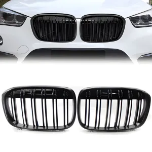 BMW X1 2015-2022 (F48) uyumlu F48/F49 Ön Panjur Böbrek Parlak Siyah Piano Black M Model 2016 Üzeri modelleri Oto Aksesuar Shop'de. Kaliteli malzeme, hızlı