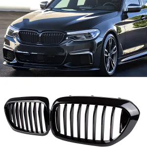 BMW 5 Serisi 2017-2023 (G30) uyumlu G30/G38 Ön Panjur Böbrek Parlak Siyah Piano Black Düz Model 2017 Üzeri modelleri Oto Aksesuar Shop'de. Kaliteli malzeme,