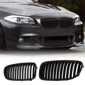BMW 5 Serisi 2010-2017 (F10) uyumlu F10/F11/F18 Ön Panjur Böbrek Parlak Siyah Piano Black Düz Model 2010-2016 modelleri Oto Aksesuar Shop'de. Kaliteli malzeme,