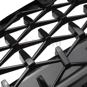 S-Dizayn Bmw 5 Serisi E60/E61 Ön Panjur Böbrek Parlak Siyah Piano Black Diamond Model 2003-2009 thumb 5