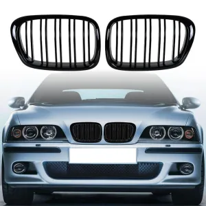 BMW 5 Serisi 1995-2004 (E39) uyumlu E39 Ön Panjur Böbrek Parlak Siyah Piano Black M5 Model 1996-2003 modelleri Oto Aksesuar Shop'de. Kaliteli malzeme, hızlı