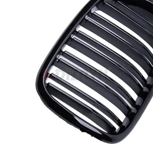 S-Dizayn Bmw 5 Serisi E39 Ön Panjur Böbrek Parlak Siyah Piano Black M5 Model 1996-2003 - Görsel 5