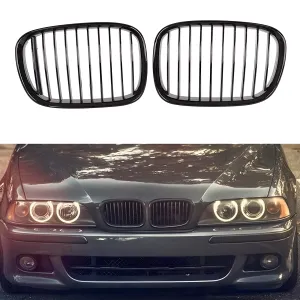 BMW 5 Serisi 1995-2004 (E39) uyumlu E39 Ön Panjur Böbrek Parlak Siyah Piano Black Düz Model 1996-2003 modelleri Oto Aksesuar Shop'de. Kaliteli malzeme, hızlı