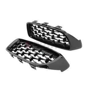 S-Dizayn Bmw 4 Serisi F32/F33/F36 Ön Panjur Böbrek Parlak Siyah Piano Black Diamond Model 2012-2017 thumb 3