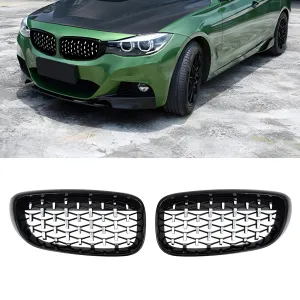 BMW 3 Serisi 2011-2019 (F34) uyumlu GT F34 GT Ön Panjur Böbrek Parlak Siyah Çerçeveli Krom Diamond Model 2012-2017 modelleri Oto Aksesuar Shop'de. Kaliteli
