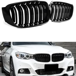 BMW 3 Serisi 2011-2019 (F34) uyumlu GT F34 GT Ön Panjur Böbrek Parlak Siyah Piano Black M3 Model 2012-2017 modelleri Oto Aksesuar Shop'de. Kaliteli malzeme,
