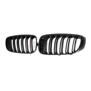 S-Dizayn Bmw 3 Serisi GT F34 GT Ön Panjur Böbrek Parlak Siyah Piano Black M3 Model 2012-2017 thumb 4