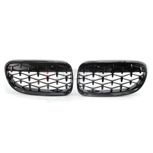 Drs Tuning Bmw 3 Serisi Coupe E92/E93 Coupe Ön Panjur Böbrek Parlak Siyah Piano Black Diamond Model 2010-2014 - Görsel 3
