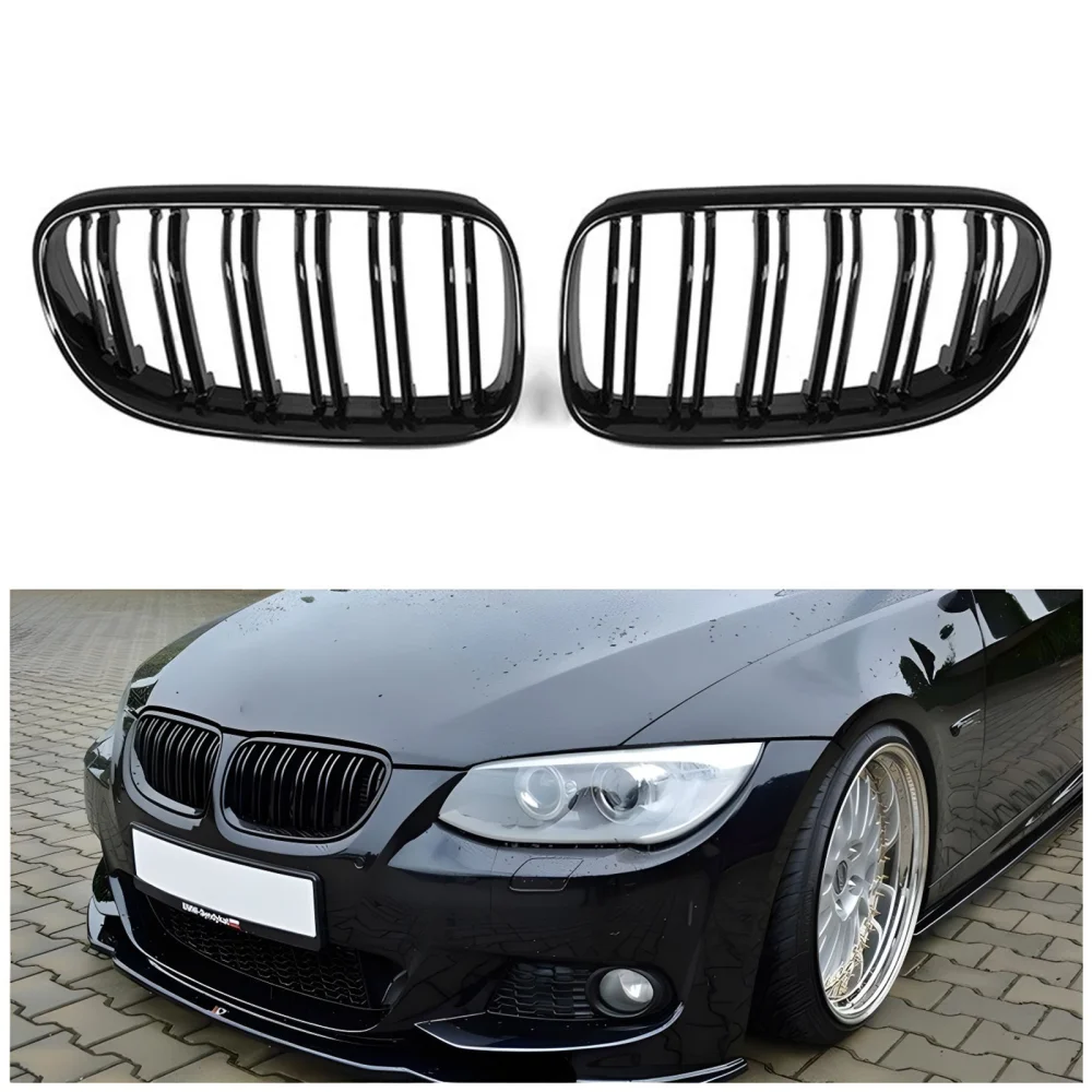 Drs Tuning Bmw 3 Serisi Coupe E92/E93 Coupe Ön Panjur Böbrek Parlak Siyah Piano Black M3 Model 2010-2014