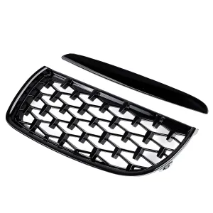 S-Dizayn Bmw 3 Serisi E90/E91 Ön Panjur Böbrek Parlak Siyah Piano Black Diamond Model 2005-2008 - Görsel 4