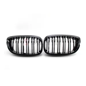 S-Dizayn Bmw 3 Serisi E46 Coupe Ön Panjur Böbrek Parlak Siyah Piano Black M3 Model 2002-2005 - Görsel 3