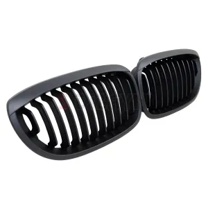 S-Dizayn Bmw 3 Serisi E46 Coupe Ön Panjur Böbrek Parlak Siyah Piano Black Düz Model 1999-2001 thumb 3