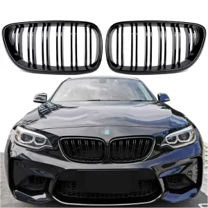 BMW 2 Serisi 2014-2021 (F22) uyumlu F22 Ön Panjur Böbrek Parlak Siyah Piano Black M2 Model 2014-2017 modelleri DRS Tuning'de. Kaliteli malzeme, hızlı kargo ve