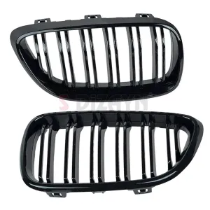 S-Dizayn Bmw 2 Serisi F22 Ön Panjur Böbrek Parlak Siyah Piano Black M2 Model 2014-2017 thumb 4