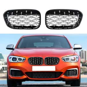 BMW 1 Serisi 2011-2019 (F20) uyumlu F20/F21 Ön Panjur Böbrek Parlak Siyah Çerçeveli Krom Diamond Model 2015-2019 modelleri Oto Aksesuar Shop'de. Kaliteli