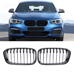 BMW 1 Serisi 2011-2019 (F20) uyumlu F20/F21 Ön Panjur Böbrek Parlak Siyah Piano Black Düz Model 2015-2019 modelleri Oto Aksesuar Shop'de. Kaliteli malzeme,