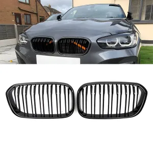 BMW 1 Serisi 2011-2019 (F20) uyumlu F20/F21 Ön Panjur Böbrek Parlak Siyah Piano Black M1 Model 2015-2019 modelleri Oto Aksesuar Shop'de. Kaliteli malzeme,