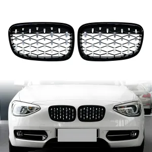BMW 1 Serisi 2011-2019 (F20) uyumlu F20/F21 Ön Panjur Böbrek Parlak Siyah Çerçeveli Krom Diamond Model 2011-2015 modelleri Oto Aksesuar Shop'de. Kaliteli