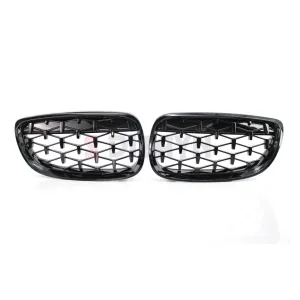 S-Dizayn Bmw 1 Serisi F20/F21 Ön Panjur Böbrek Parlak Siyah Piano Black Diamond Model 2011-2015 thumb 3