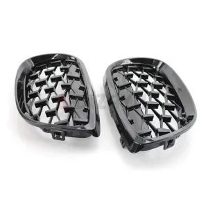 S-Dizayn Bmw 1 Serisi F20/F21 Ön Panjur Böbrek Parlak Siyah Piano Black Diamond Model 2011-2015 thumb 4