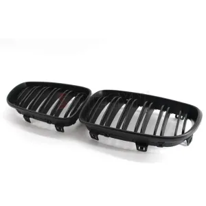 S-Dizayn Bmw 1 Serisi E81/E87 Ön Panjur Böbrek Mat Siyah M1 Model 2008-2012 - Görsel 4