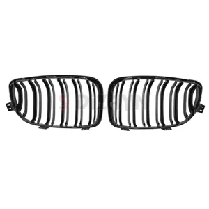 S-Dizayn Bmw 1 Serisi E81/E87 Ön Panjur Böbrek Parlak Siyah Piano Black M1 Model 2008-2012 - Görsel 5