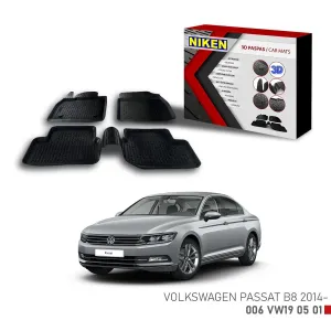 Volkswagen Passat B8 Için Uyumlu -2014 3D Paspas