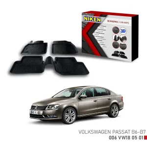 Passat B7-B6 Için Uyumlu 3D Paspas