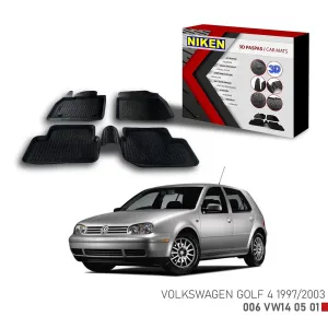 Volkswagen Golf 4 Için Uyumlu 1997-2003 3D Paspas