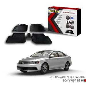 Jetta -2011 Için Uyumlu 3D Paspas