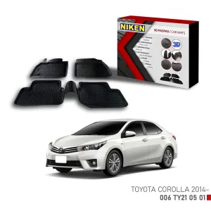 Toyota Corolla -2014 için Uyumlu 3D PaspasDRS Tuning kalitesiyle tanışın! Özel olarak Toyota  model araçlar için üretilen bu ürün, otomobilinizin hatlarına spor