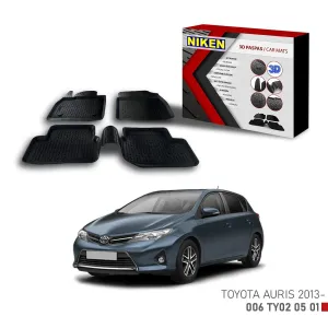 Toyota Auris -2013 için Uyumlu 3D PaspasDRS Tuning kalitesiyle tanışın! Özel olarak Toyota  model araçlar için üretilen bu ürün, otomobilinizin hatlarına sporti