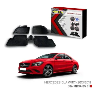 Mercedes (W 117) Için Uyumlu Cla 2013-2018 3D Paspas