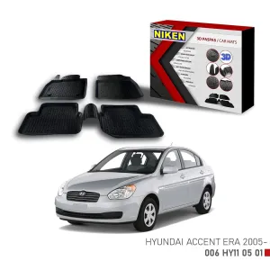 Hyundai Accent Era için Uyumlu -2005 3D PaspasDRS Tuning kalitesiyle tanışın! Özel olarak Hyundai  model araçlar için üretilen bu ürün, otomobilinizin hatlarına