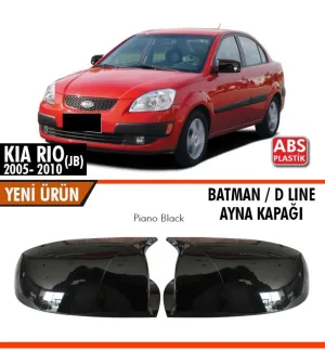 Kia Rio Uyumlu Jb 2005-2010 Batman Ayna Kapağı Parlak Siyah ParçaDRS Tuning kalitesiyle tanışın! Özel olarak Kia  model araçlar için üretilen bu ürün, otomobili