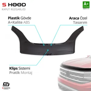 Citroen Nemo Kaput Rüzgarlığı 2007 Üzeri A+Kalite Parça