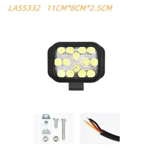 11cm kayar sinyalli sis lambası set 12-80v beyaz-amber / LASS332 thumb 2