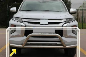 İsuzu D-Max Uyumlu Off Road Ön Koruma Krom Faceoff Chrome 2006+ Pst15 Parça