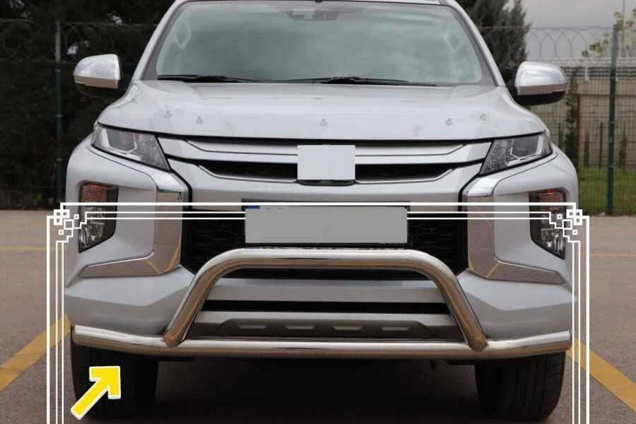 Mercedes X-Class Uyumlu Off Road Ön Koruma Krom FaceOff Chrome 2017+ Pst15 Parça