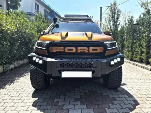 Ford Ranger P375 Fl/T7/P375 Fl2/T8 Off Uyumlu Road Çelik Ön Tampon Koruma -2015 2021 Aqm-M50 Parça