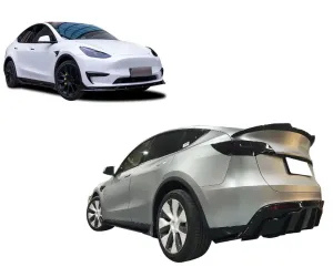 Tesla Model Uyumlu Y Aero Kit (Piano Black) Parça thumb 2