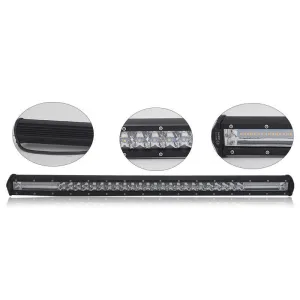 Offroad sis lambası beyaz-amber çakarlı 100cm 324W adet 12-30V / LASS306 thumb 2