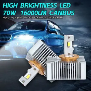 Led far ampulü D5SR 70W 16000LM 6000K Beyaz CANBUS 12V 928-tk - Görsel 2