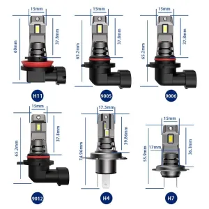 Led far ampulü 80W 11000LM H9005 12-30V / LAAM934 thumb 2