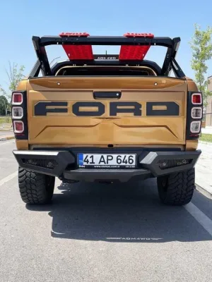 Ford Ranger P375/T6/P375 Fl/T7/P375 Fl2/T8 Uyumlu Off Road Arka Tampon Koruma 2012-2021 Aqm-M20 Parça