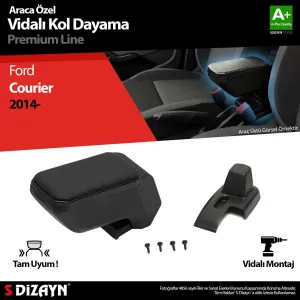 Ford Courier B460/B460 FL Kol Dayama Kolçak ABS Vidalı Siyah 2014-2022 A+Kalite