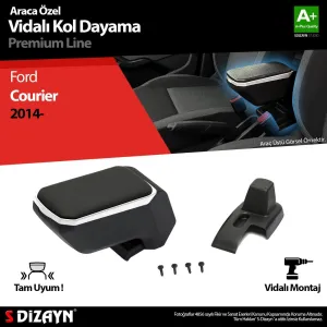 Ford Courier B460/B460 FL Kol Dayama Kolçak ABS Vidalı Gri 2014-2022 A+Kalite