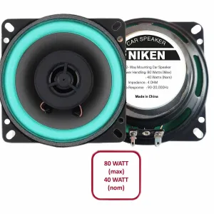 10 Cm Uyumlu 4 İnç 80 At Niken Araç Hoparlörü Parça thumb 2